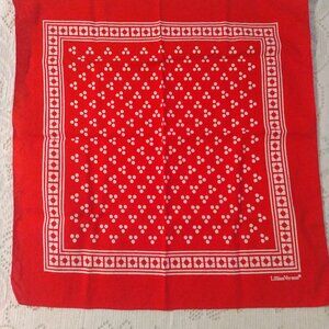 Lillian Vernon Red & White Bandana